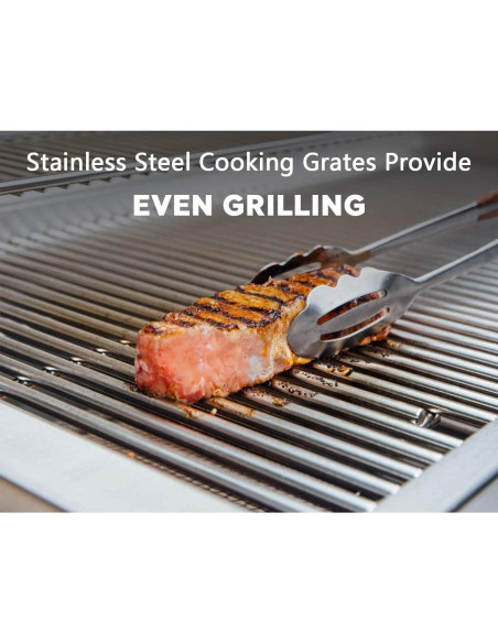 Rejillas de Acero Inoxidable Uniflasy para Nexgrill 720-0925