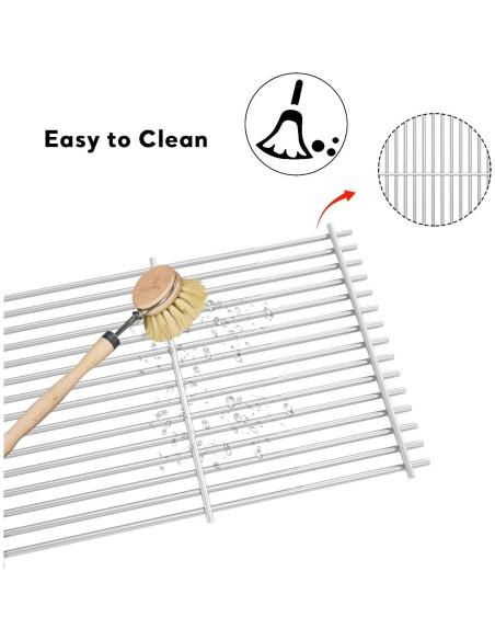 Rejillas de Acero Inoxidable Uniflasy para Nexgrill 720-0925