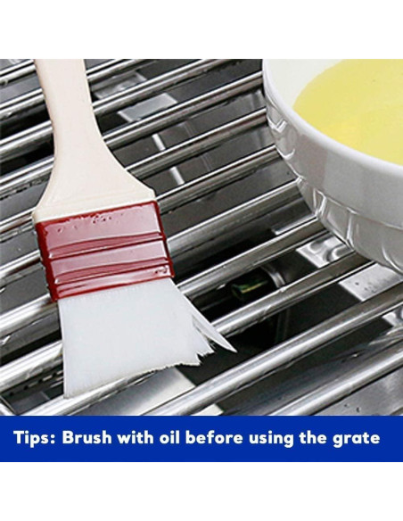 Rejillas de Acero Inoxidable Uniflasy para Nexgrill 720-0925