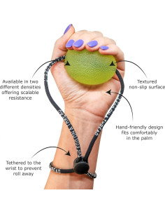 Entrenador de Compresión Manual Proyecto Zeus - Huevo Antiestrés 2