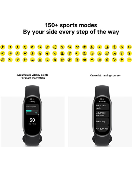Xiaomi Smart Band 9 Global 2024 1.62" AMOLED 21 Días Negro