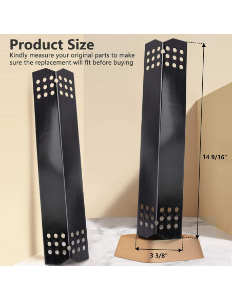 Placas de Calor Criditpid 5-Pack para Parrilla Nexgrill