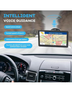 Navegador GPS Coche GPS-HJX 7" Mapas 2025 Voz y Ruta 2
