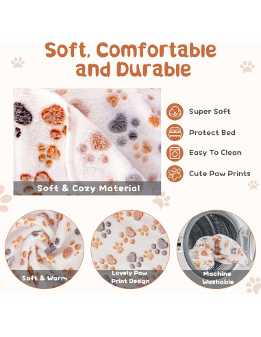 6 Forros de Franela HOBBTREE para Jaula de Cobayas 76x52 cm