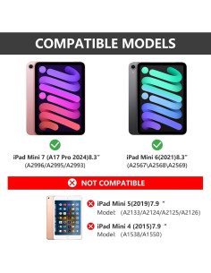 Funda Teclado TaIYanG iPad Mini 6/7 Retroiluminada 360 2