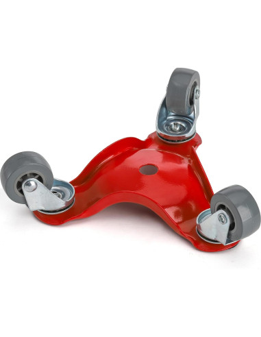 Carro Tri-Dolly de Acero ZEAYEA 4 Piezas 90,72 kg 16 cm