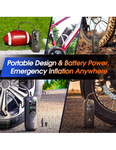 Compresor de Aire Eléctrico LILTSDRAE 150 PSI Portátil