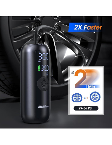 Compresor de Aire Eléctrico LILTSDRAE 150 PSI Portátil