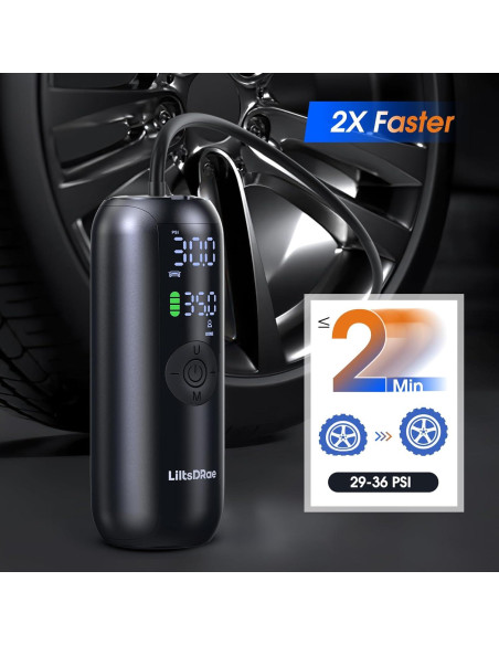 Compresor de Aire Eléctrico LILTSDRAE 150 PSI Portátil