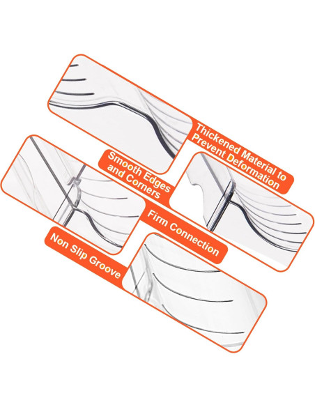 Estante para Botellas de Vino Baosia 2 Niveles 6 Botellas