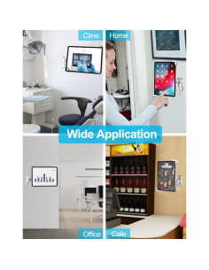 Soporte de Pared para Tabletas Woleyi Anti-Robo 36.8x22.9cm 2