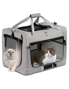 Transportín Suave Extra Grande PEGIC para 2 Gatos 60x40cm