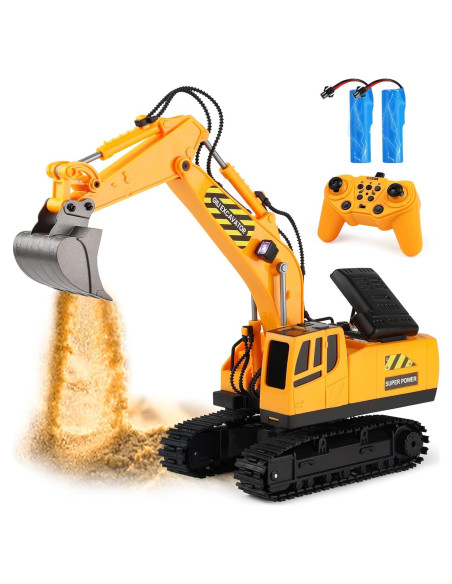Excavadora RC GILI Control Remoto 35x12cm para Niños Excavadora RC GILI Control Remoto 35x12cm para Niños