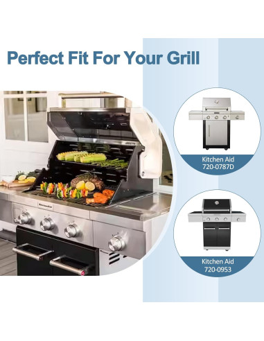 Rejillas de Acero Inoxidable Adviace para Parrilla Kitchenaid