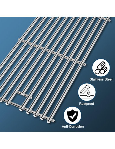 Rejillas de Acero Inoxidable Adviace para Parrilla Kitchenaid