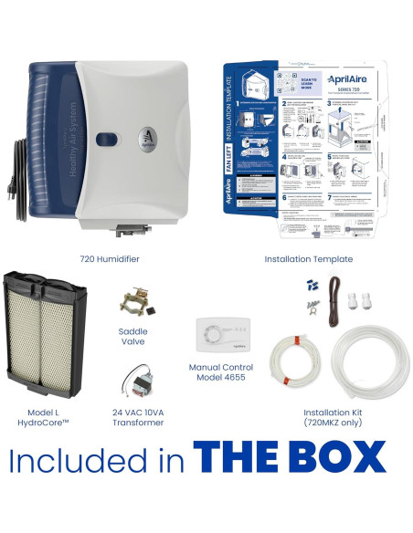 Humidificador AprilAire 720MKZ - 79,49 L/día, Control Manual