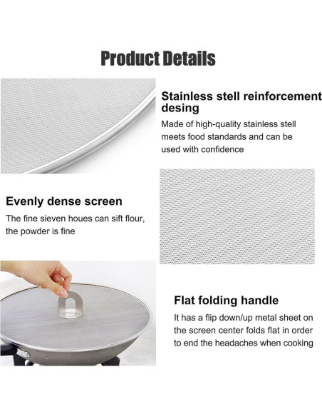 Juego de 3 Pantallas Antisalpicaduras Handook 25-33 cm