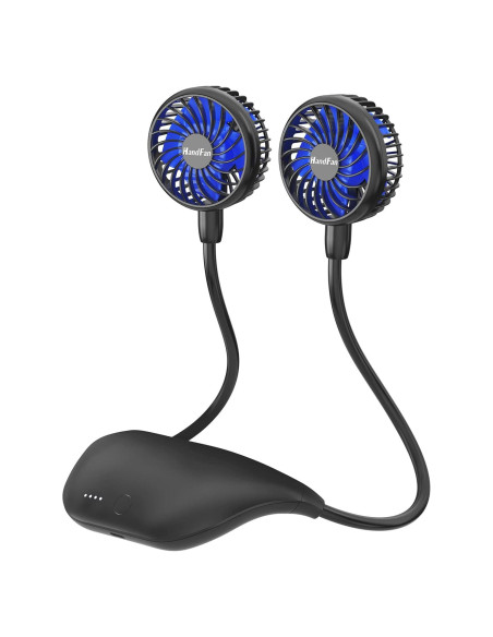 Ventilador de Cuello HandFan HF377 10000mAh 6 Velocidades Ventilador de Cuello HandFan HF377 10000mAh 6 Velocidades