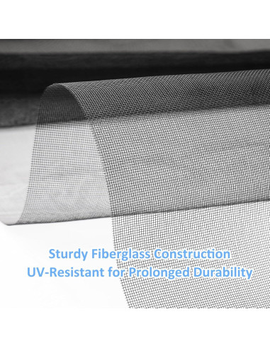Malla de Pantalla de Ventana Amzjjle 121,92x259,08cm Negra