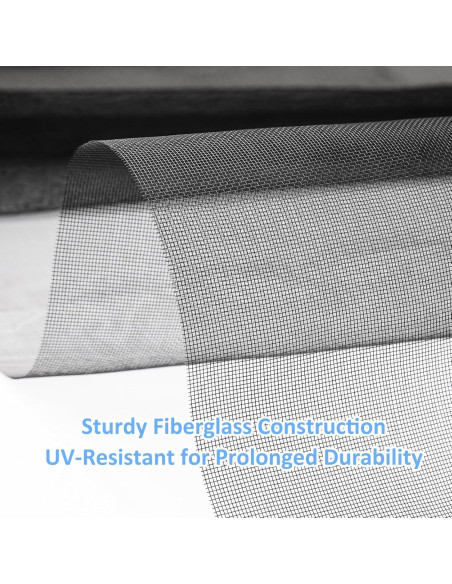 Malla de Pantalla de Ventana Amzjjle 121,92x259,08cm Negra