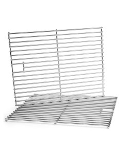 Rejillas de Parrilla FIRXZYMZ 17" Acero Inoxidable 2-Pack