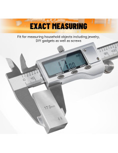 Calibrador Digital KOOPOOL 150mm con Pantalla LCD y Acero Inoxidable 2