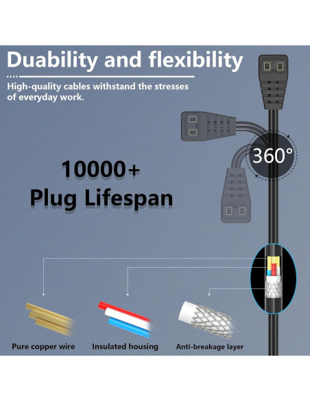 Cable de alimentación 12V para refrigerador portátil Hafiuege