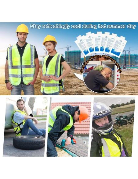 Chaleco Refrigerante PANGTIKU con 20 Paquetes de Hielo