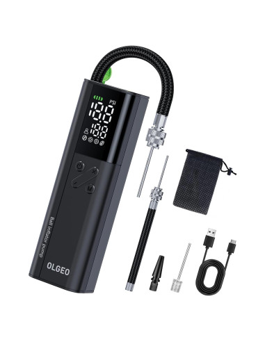 Bomba de Pelotas Eléctrica Olgeo X3 16 PSI con Manómetro