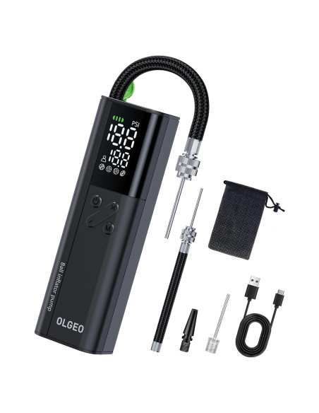 Bomba de Pelotas Eléctrica Olgeo X3 16 PSI con Manómetro