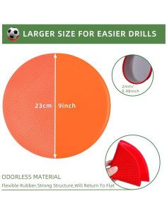 Marcadores de Puntos Vasolpryb 23 cm Antideslizantes 9 Colores 2