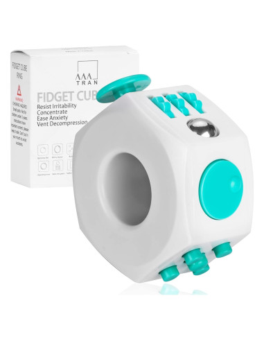 Cubo Fidget AAA Tran - Antiestrés 6 Caras - Alivio Ansiedad