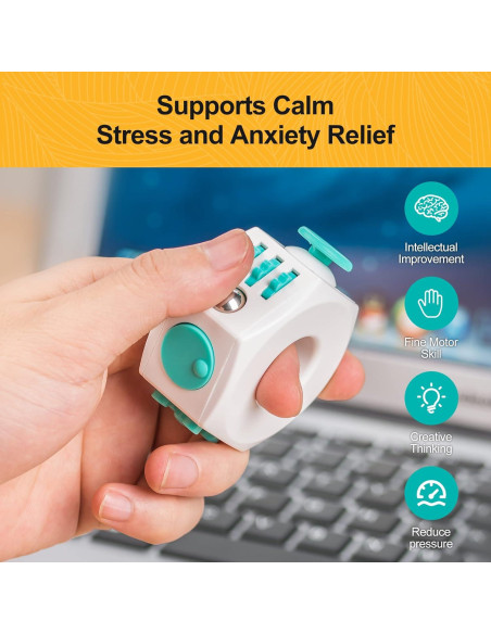 Cubo Fidget AAA Tran - Antiestrés 6 Caras - Alivio Ansiedad