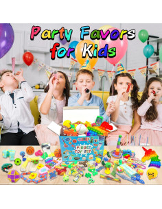 Paquete de 125 Juguetes Antiestrés Edsportshouse para Niños 2