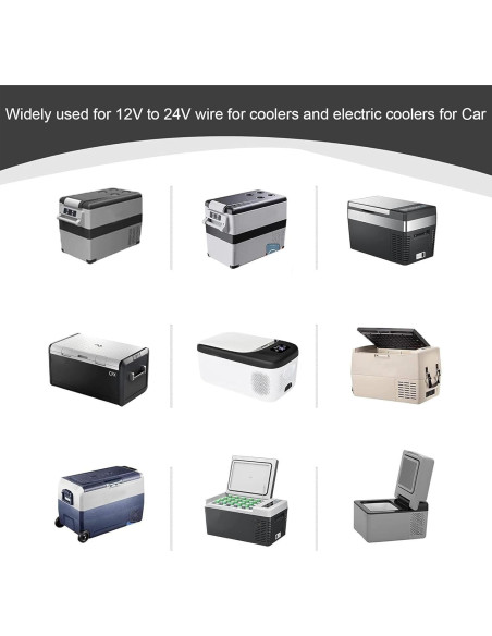 Cable de Alimentación DC 12V FITE ON para Refrigerador de Coche