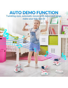 Robot RC STEMTRON Rosa Control Remoto para Niños 2