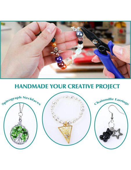 Anillos Abiertos Caffox 700pcs Plata y Oro para Joyas