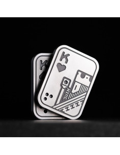 Descompresor Fidget Slider Wercow Metal Poker Alivio Estrés 2