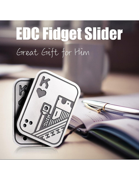 Descompresor Fidget Slider Wercow Metal Poker Alivio Estrés