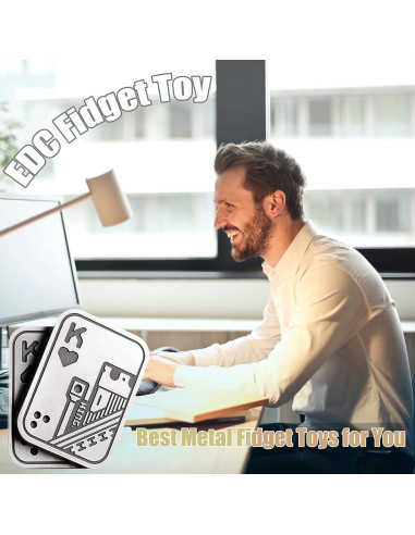 Descompresor Fidget Slider Wercow Metal Poker Alivio Estrés