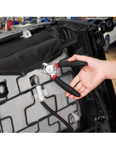 Kit de Pinzas de Anillo de Cerdo Spurtar 360 piezas 1,91 cm 1,27 cm 0,95 cm 2