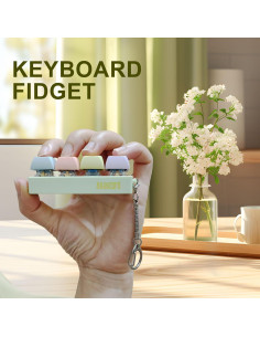 Juguete Antiestrés Akascord Teclado Clicker 4 Colores 2