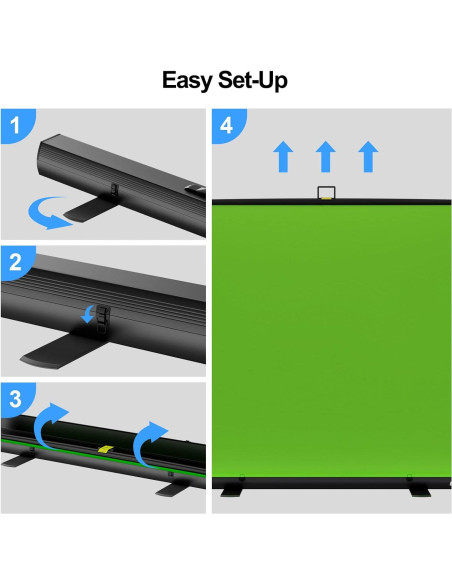 Pantalla Verde EMART 154x183 cm Plegable Chroma Key Pantalla Verde EMART 154x183 cm Plegable Chroma Key