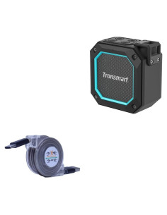 Cable Retráctil BoxWave USB-A a USB-C para Tronsmart Groove 2