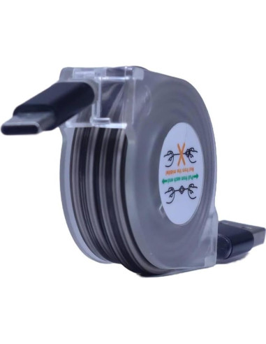 Cable Retráctil BoxWave USB-A a USB-C para Tronsmart Groove 2