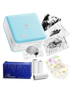 Impresora de Etiquetas Phomemo M02 Pro Térmica Bluetooth Cian