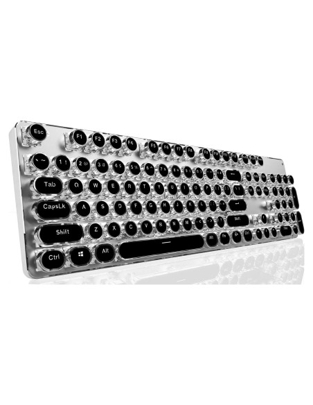 Teclado Mecánico Inalámbrico EWEADN TK950 Retro 104 Teclas