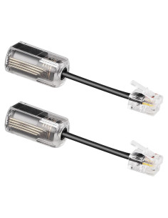 Desenredador de Cable Uvital para Teléfono Fijo - Paquete de 2