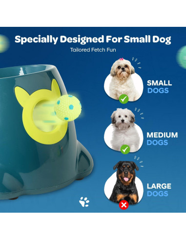 Lanzador Automático de Pelotas JolyBay - Azul para Perros