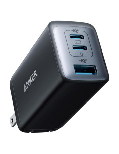 Cargador USB C Anker 735 Nano II 65W 3 Puertos Rápido